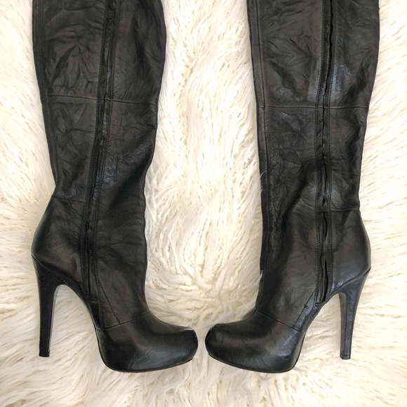 Report Signature Fairfax OTK boots black sz 6.5 - Picture 7 of 12